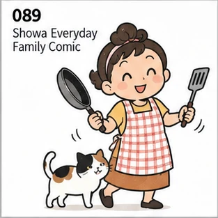 家庭日常小漫画参考图