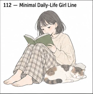 极简居家女孩参考图