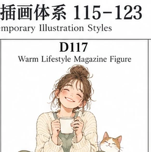 温暖杂志人物参考图