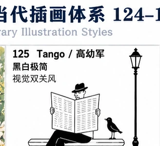 黑白无字双关参考图
