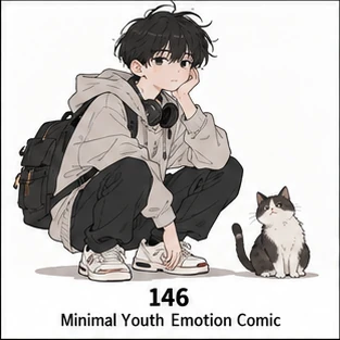 青年社交小漫画参考图
