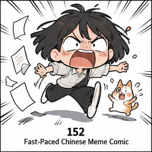 快节奏反应漫画参考图