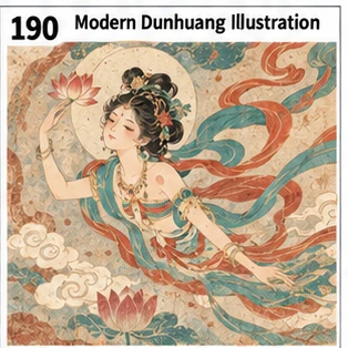 矿物色壁画幻想参考图