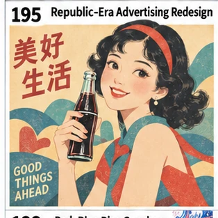 旧广告现代重构参考图