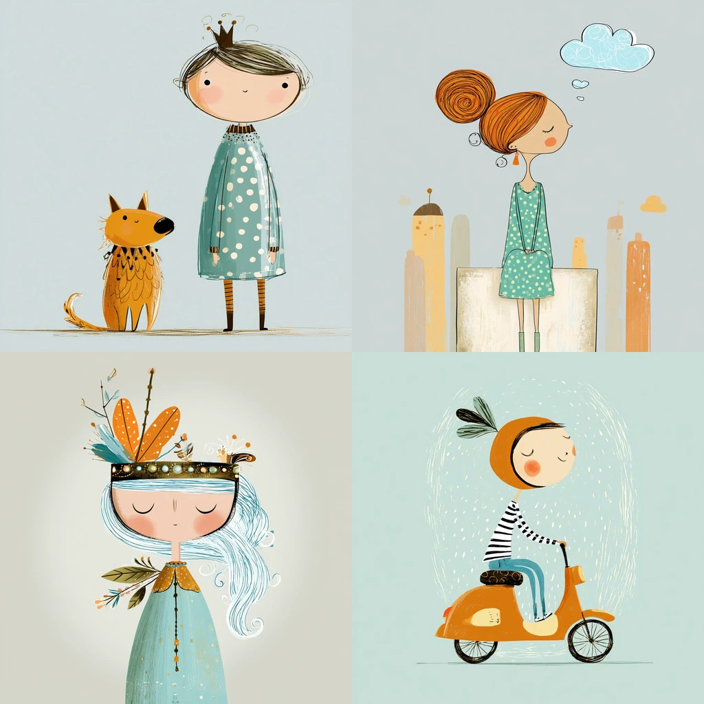 Additional Scandinavian Folk-Art Naive Storybook references