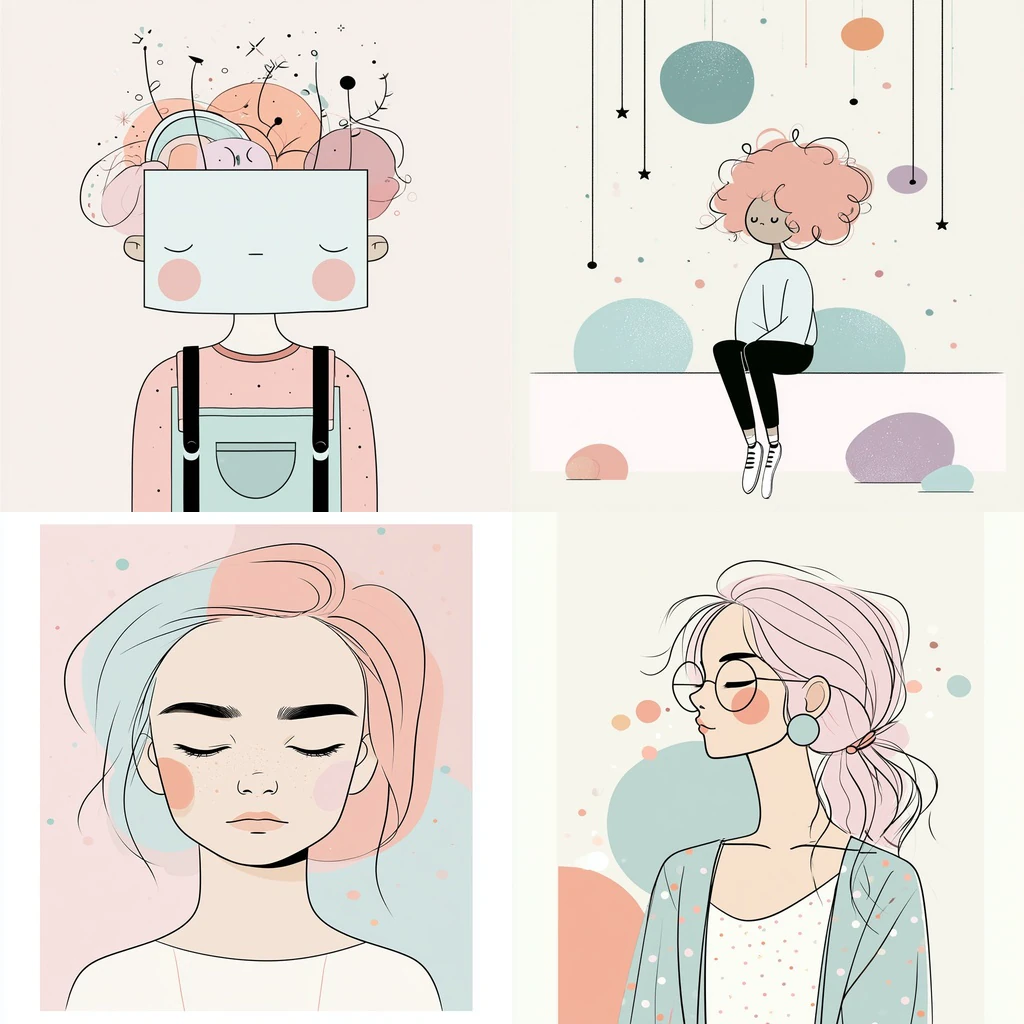 Additional Minimalist Organic Pastel Editorial references