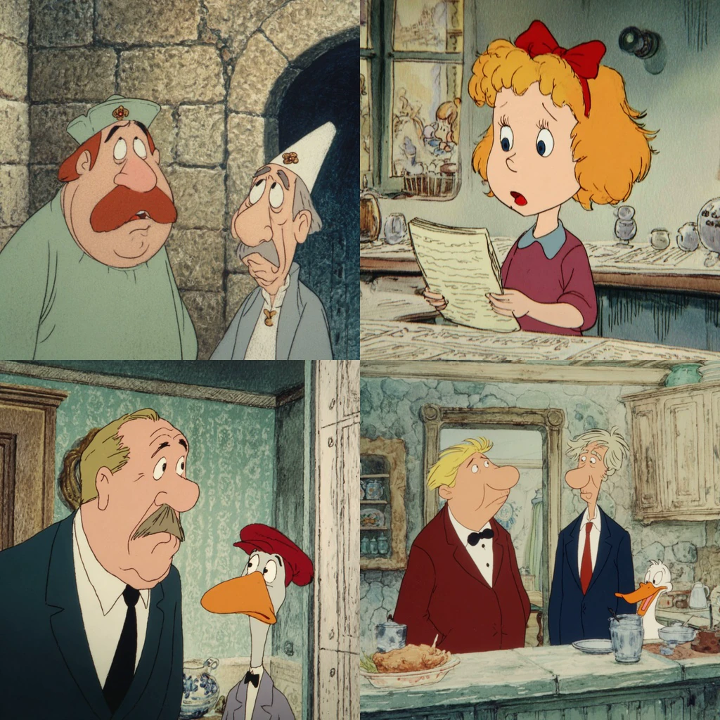 Additional Vintage 70s European Comic Animation Cel references