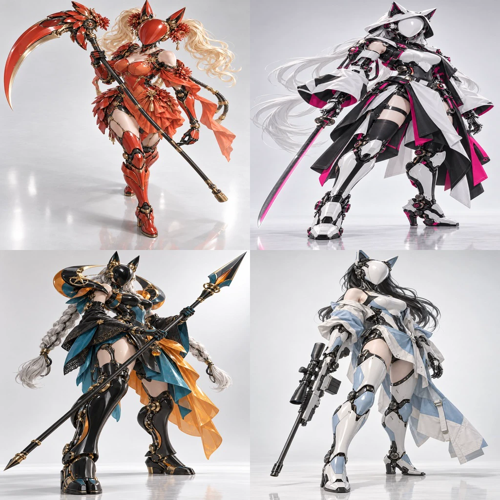 Additional Glossy Mecha Cyber Flower Doll references