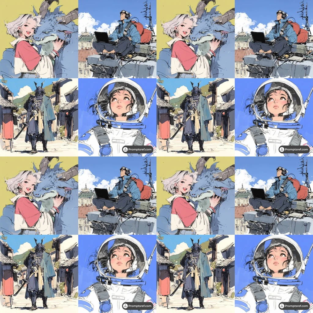Additional Vivid Watercolor Anime Fantasy World references